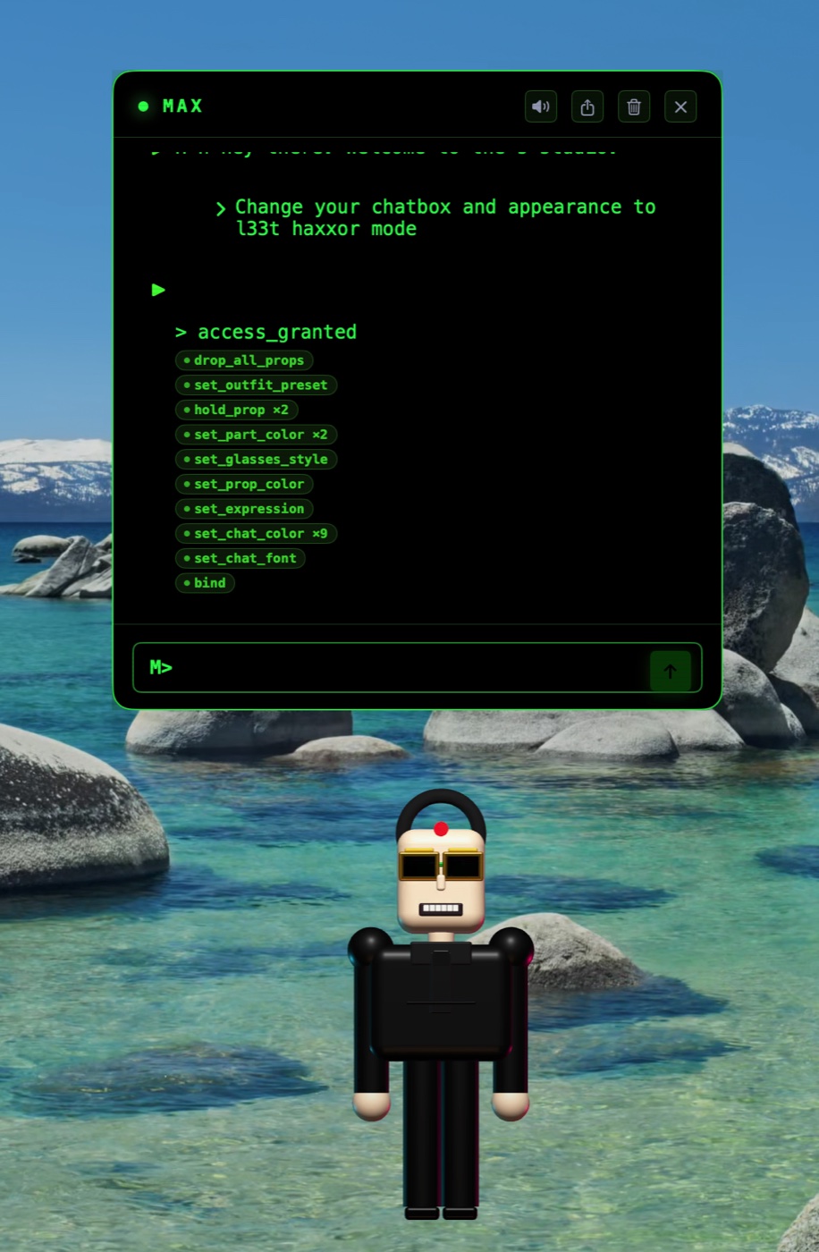 Max in a black hoodie and balaclava with reflective sunglasses